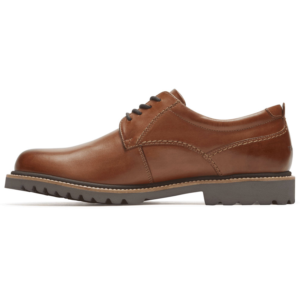 Rockport Mens Oxfords Brown - Marshall Plain Toe - UK 580-JKPZVD